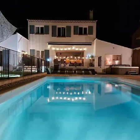Superbe Maison A 100 M De La Mer-piscine-jacuzzi 滨海圣西尔