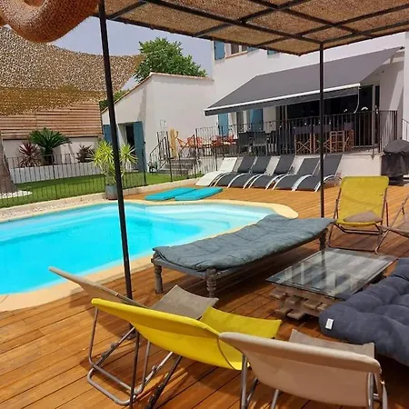 Superbe Maison A 100 M De La Mer-piscine-jacuzzi 酒店 4*